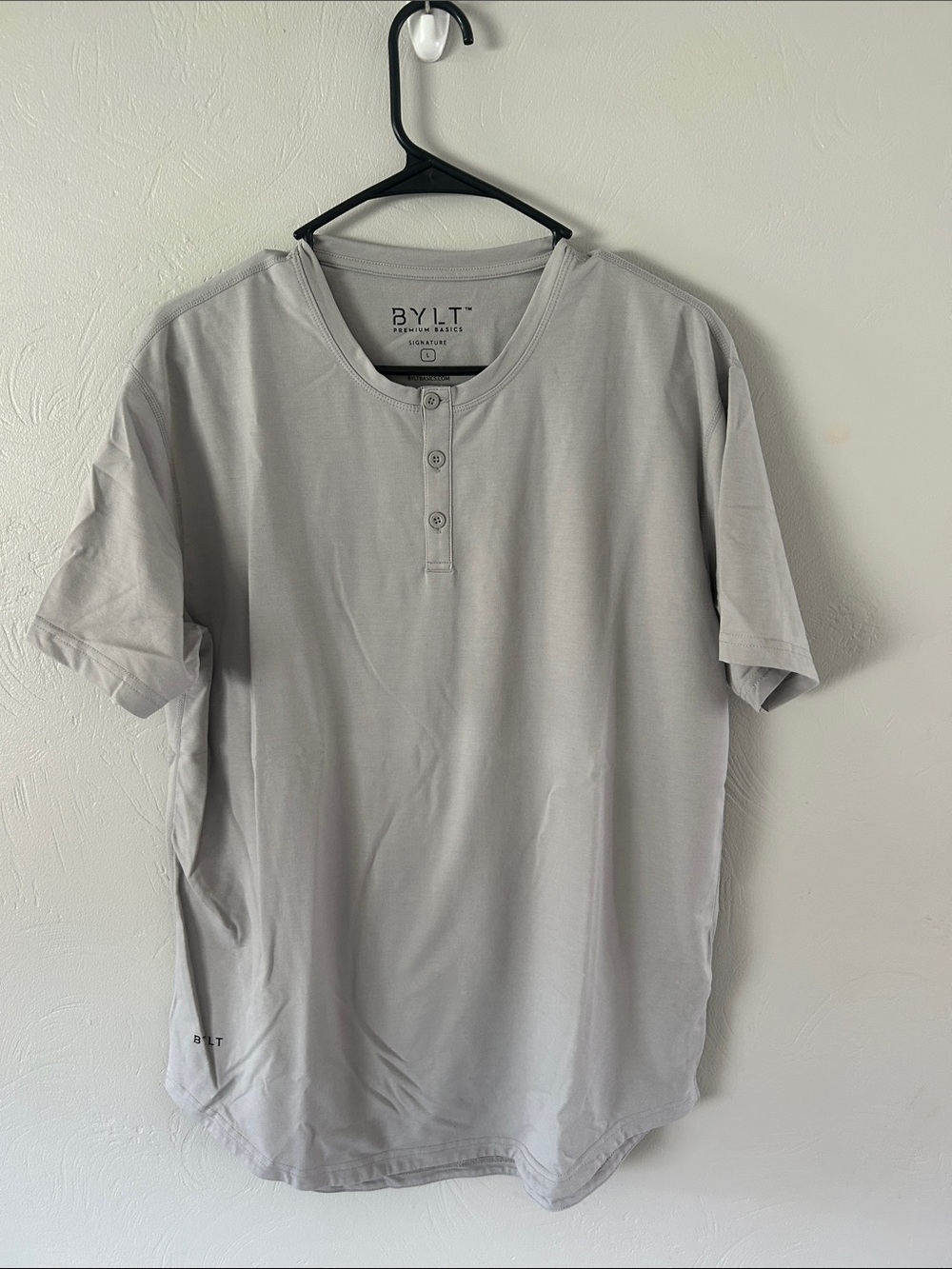 BYLT Premium Basics Grey Tee